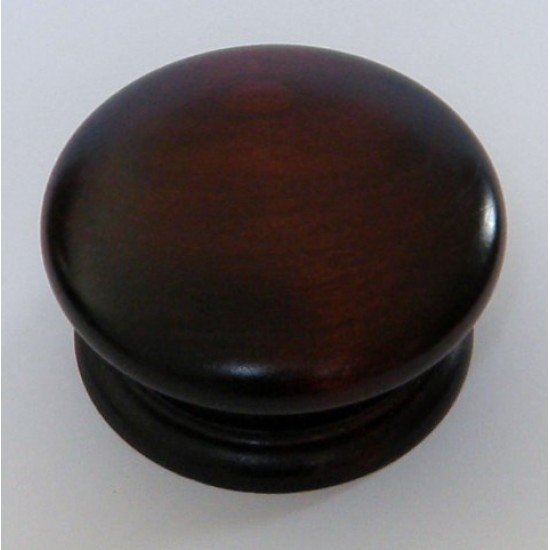 Knob style D 70mm cherry red mahogany stain wooden knob